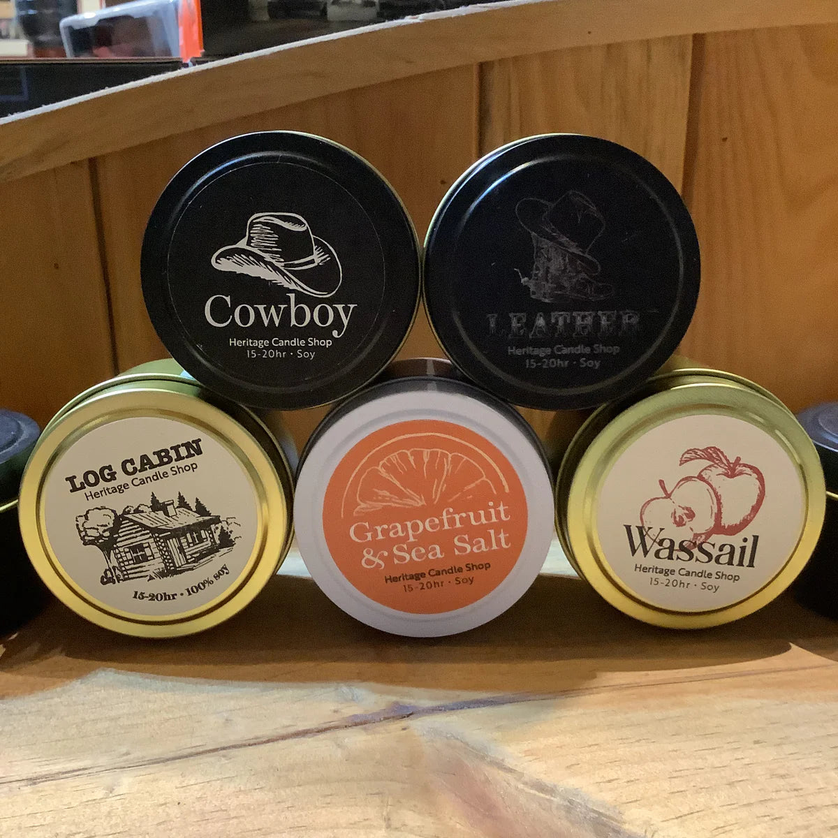 Travel Tin Series - Premium Candle | Heritage Candle Shop