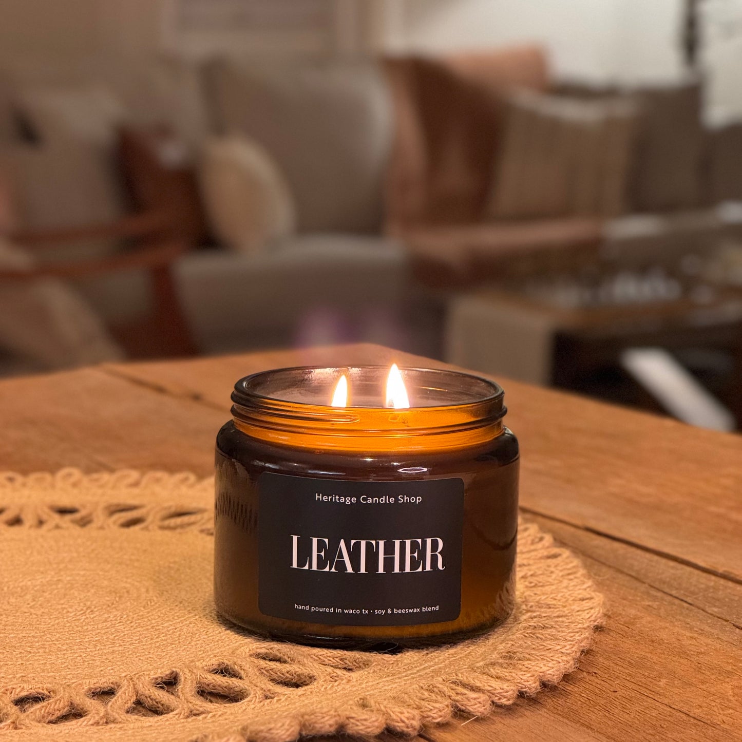 Amber Series 16oz. 3-Wick Candle | Heritage Candle Shop